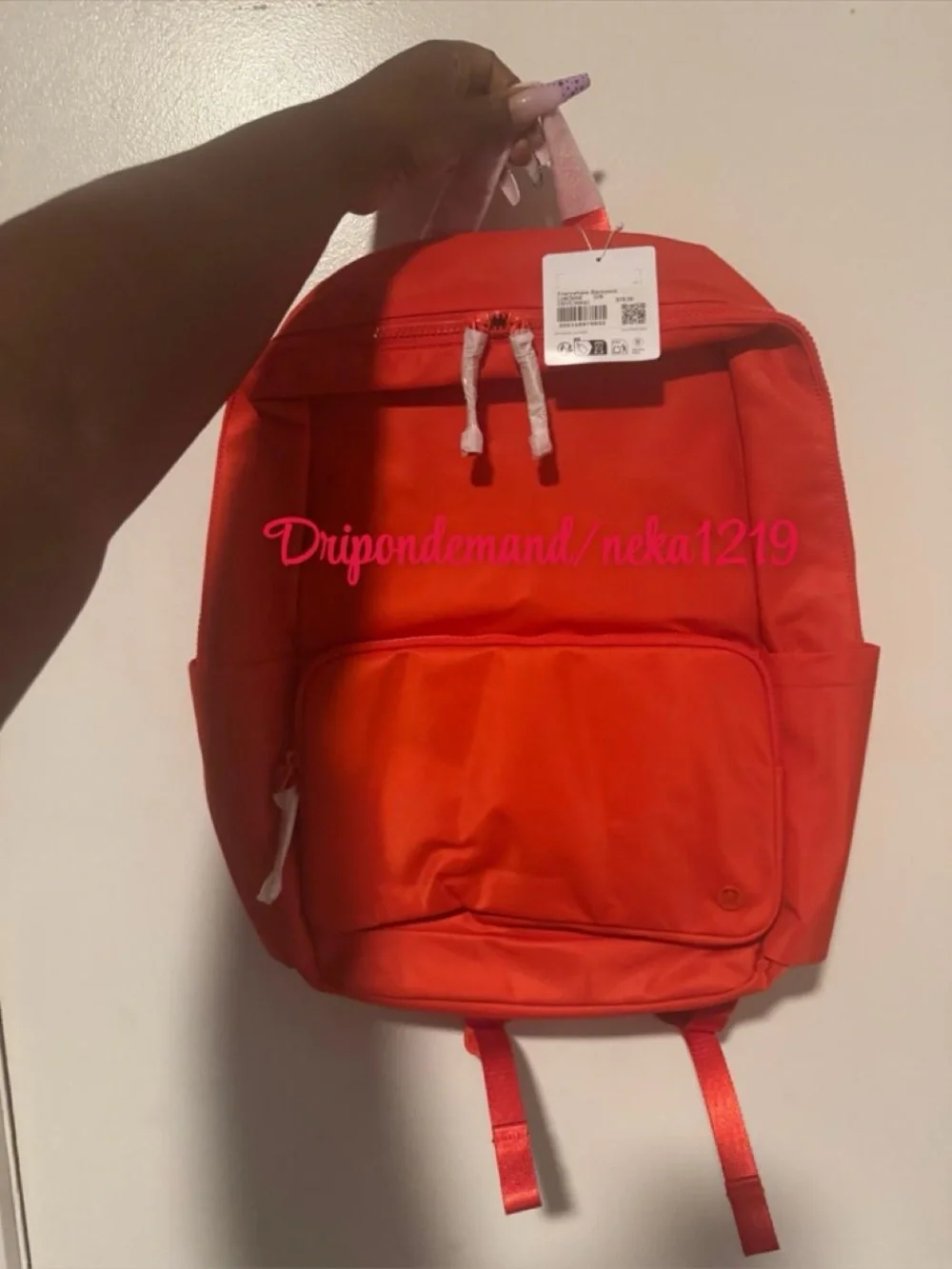 Lululemon Everywhere Backpack 22L- Cherry Ember/Wacky Khaki